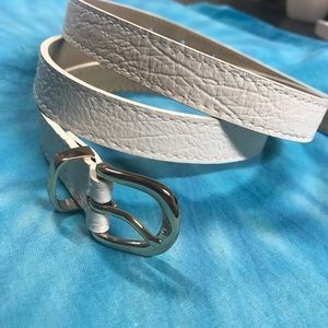 White Belt W/ Gold accents!